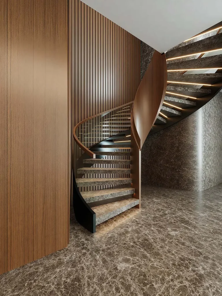 CUSTOM CURVED STAIRS